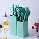 black kitchen utensil holder
